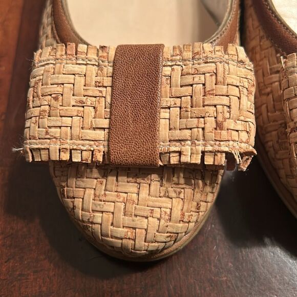 Stuart Weitzman Tan Candy Cork Flat Shoes(6.5M) - Picture 12 of 13
